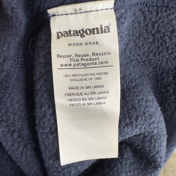 Patagonia Better Sweater 1/4-zip blue Fleece pullover - Picture 7 of 10
